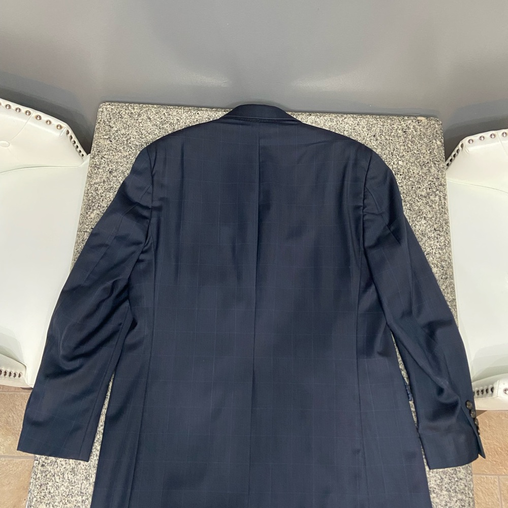 RALPH RALPH LAUREN 100% Wool Mens Navy 2 Button Blazer/Sportcoat 40R Career - Picture 7 of 17